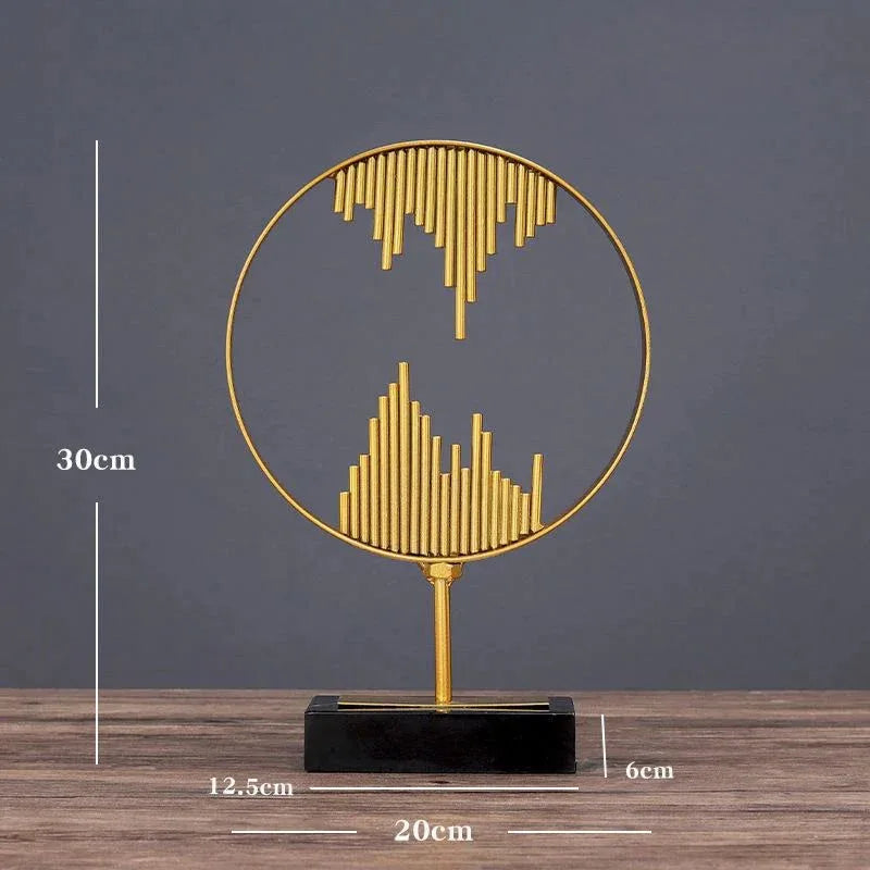 Metal Motive Decorative Showpiece – Elegant Home Accent - Clarify.pk