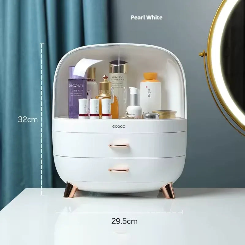 Dustproof Waterproof Makeup Organizer Box - Clarify.pk