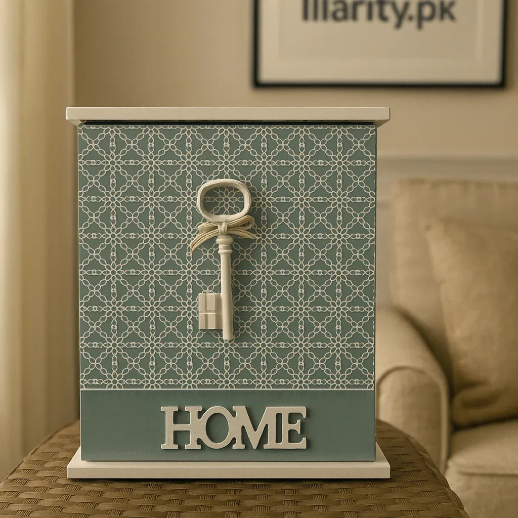 Wooden Key Box – Key Design Wall Mounted Organizer - Clarify.pk