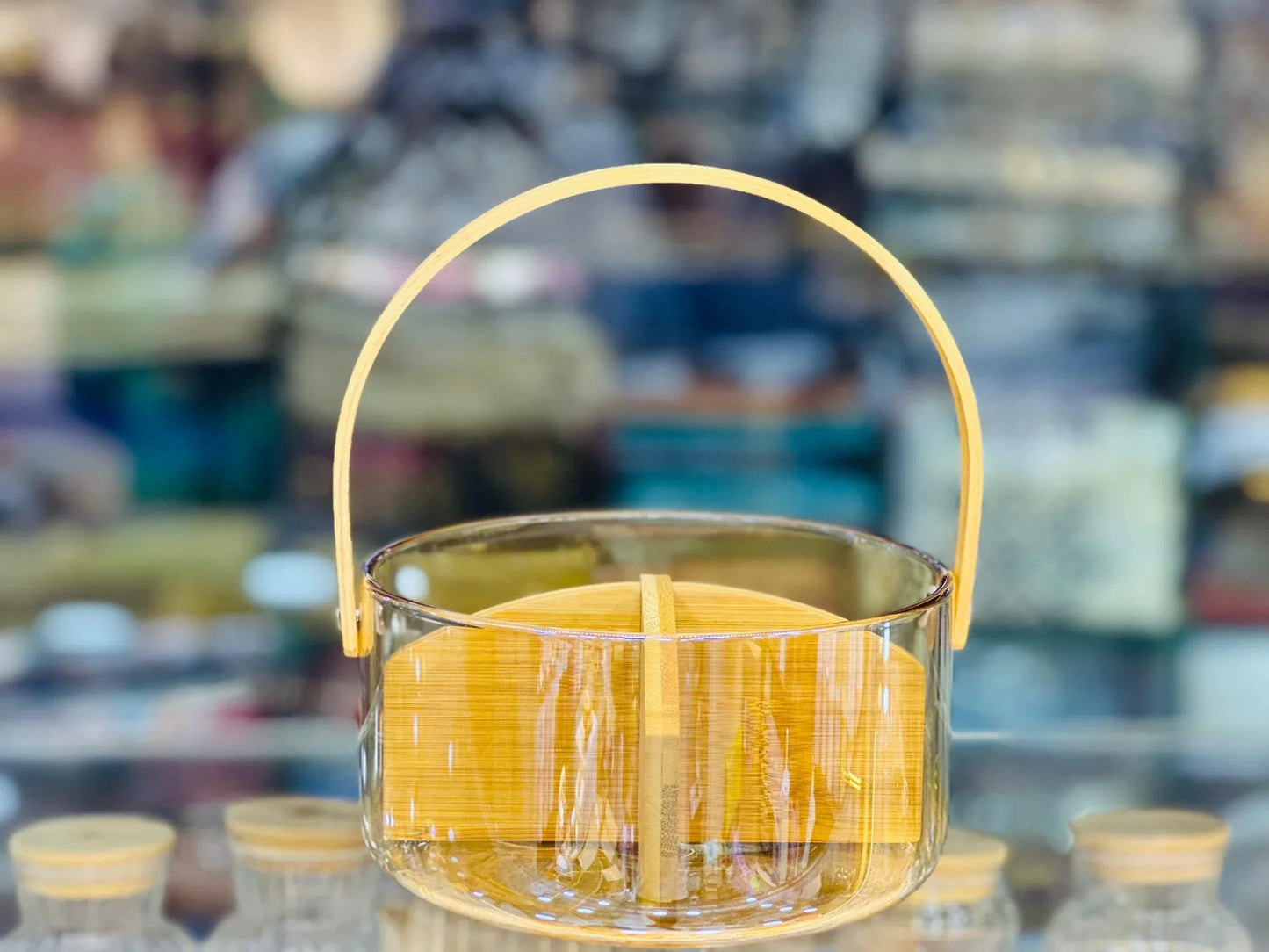 Clear Dry Fruit & Chocolate Divider Dish - Clarify.pk