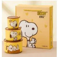 Luxury Snoopy Design Ceramic Jar Set – With Gift Box Packaging - Clarify.pk
