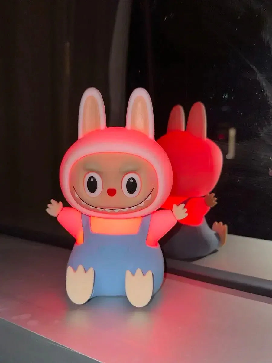 Labubu Silicone Night Lamp – Soft Touch LED Light - Clarify.pk