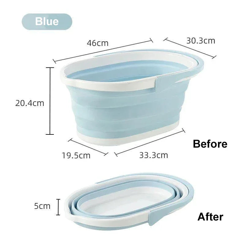 Folding Mop Bucket - Portable & Space Saving - Clarify.pk