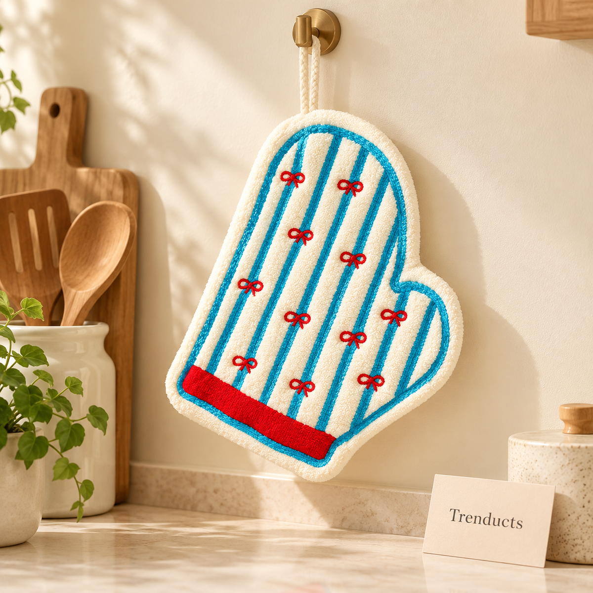 Glove-Shaped Microfiber Hand Cleaning Towel
