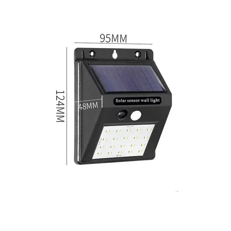 Solar Sensor Motion, Sunlight control Solar Energy Street lamp, Solar Power Induction Wall Light, Solar Led Light Outdoor Lamp, Motion Sensor Wall Light, Waterproof Solar Sunlight Powered Garden Street Light - Clarify.pk