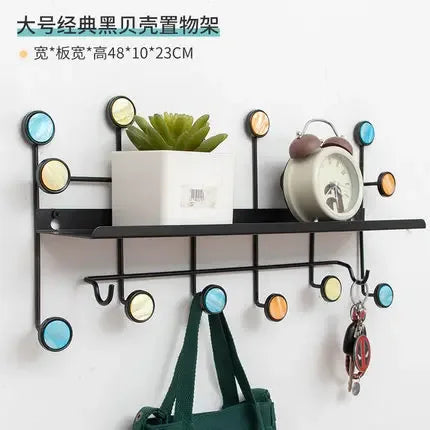 Iron Art Key Holder for Home with Shelf - Clarify.pk