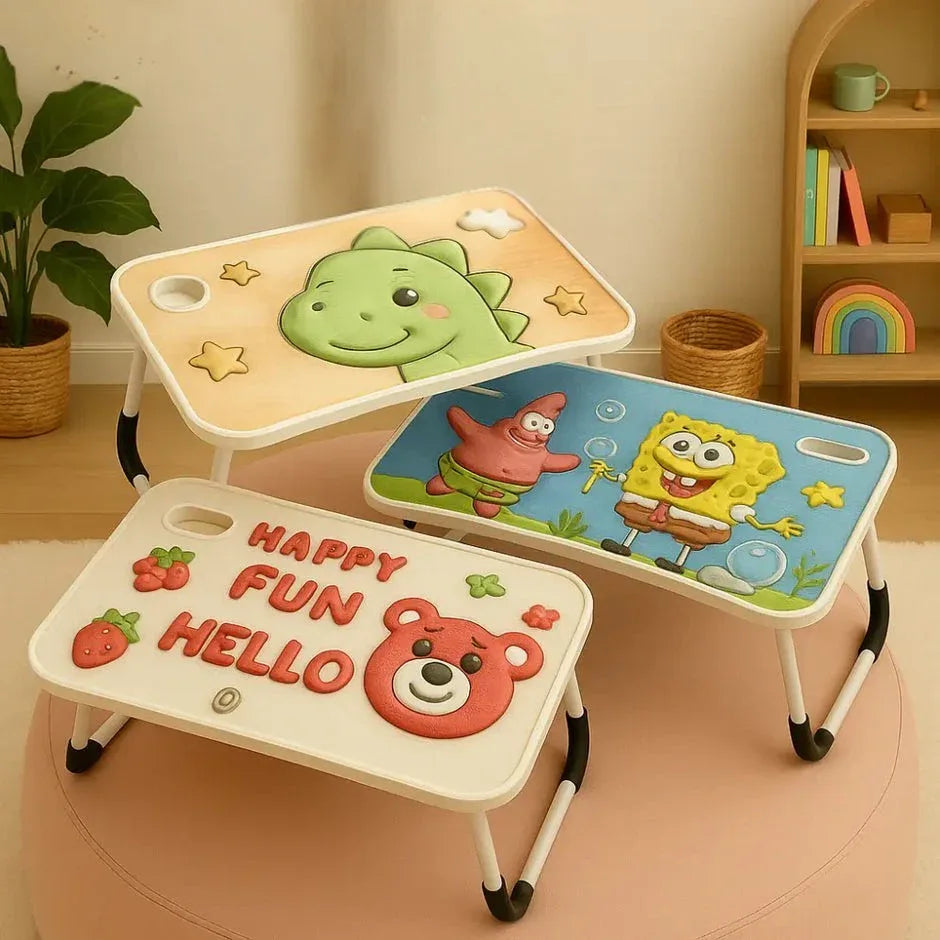 Kids Cartoon 3D Study Table - Fun & Durable - Clarify.pk