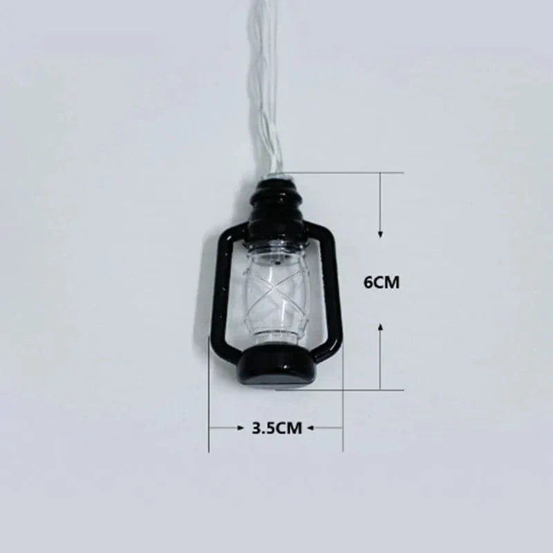 Set Of 10 Lantern String Lights Set with Vintage Charm - Clarify.pk