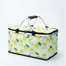 Large Foldable Picnic Basket with Handle - Clarify.pk
