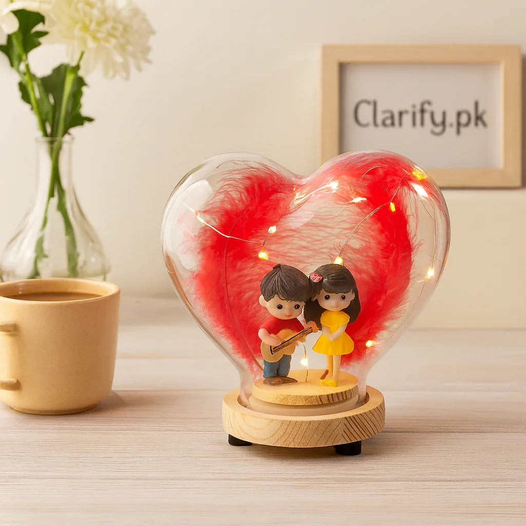 LED Couple Decoration Lamp (Random Design) - Clarify.pk