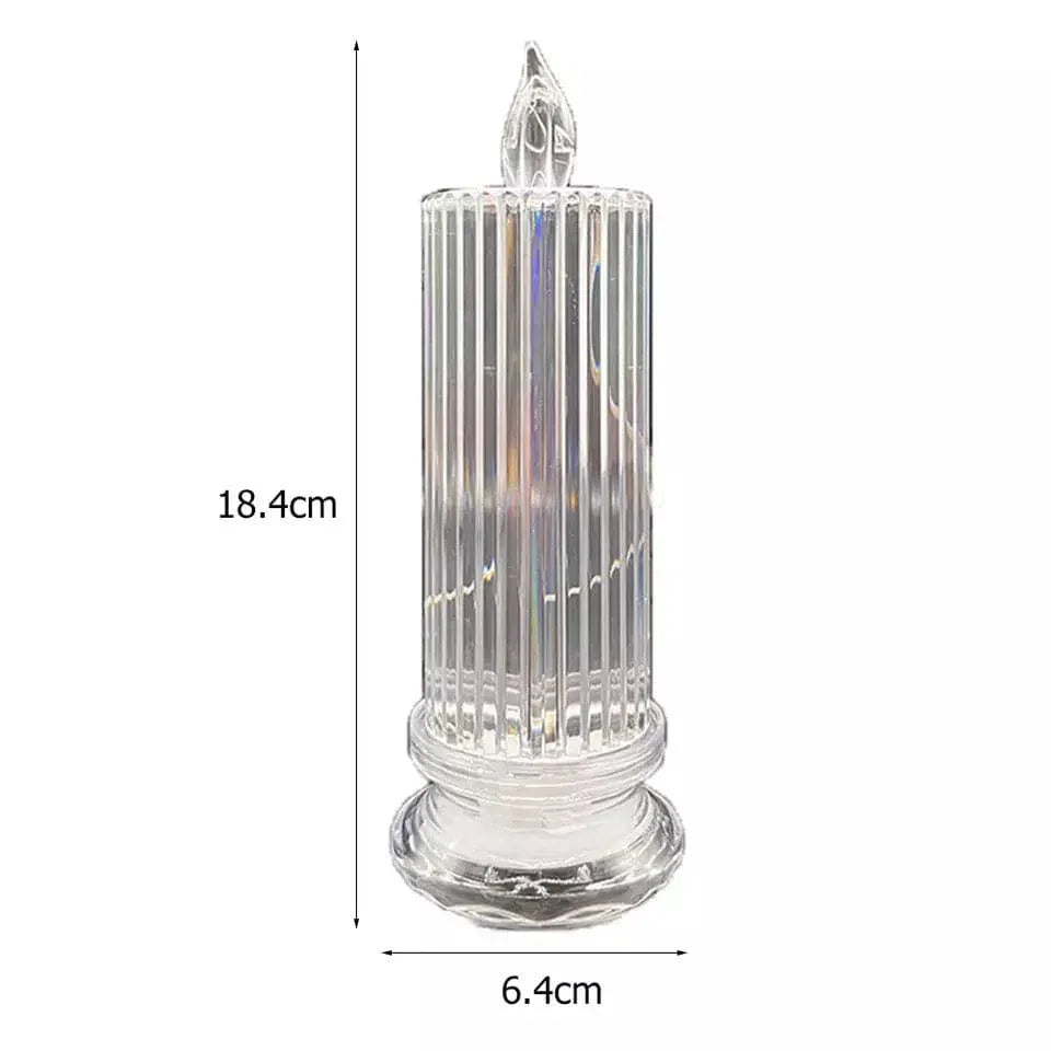 LED Flameless Candle Lamp - Elegant Home Decor - Clarify.pk