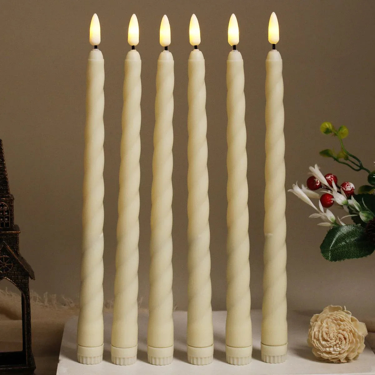 LED Long Candle – Realistic Flickering Light (each) - Clarify.pk