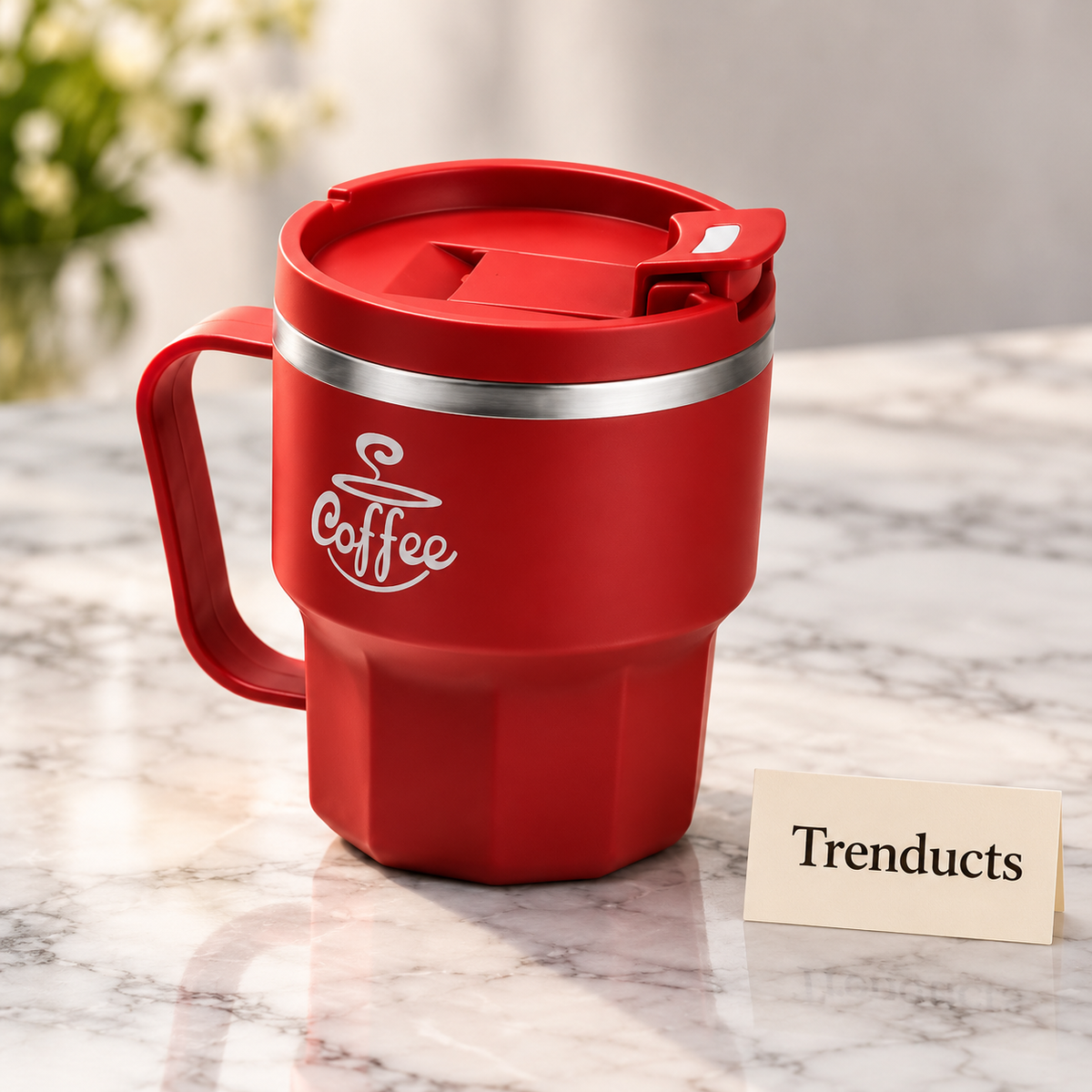 Elite Royal Timy Coffee Mug with Lid - Random Colour