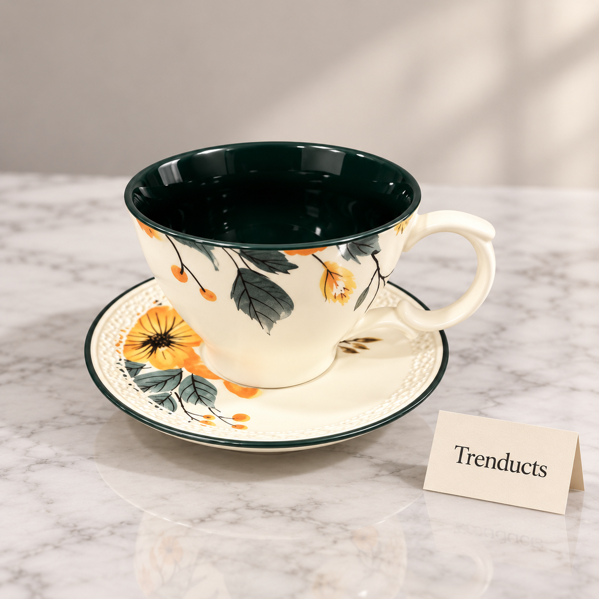 Brilliant Cup and Saucer Set - Primrose Floral 300ml