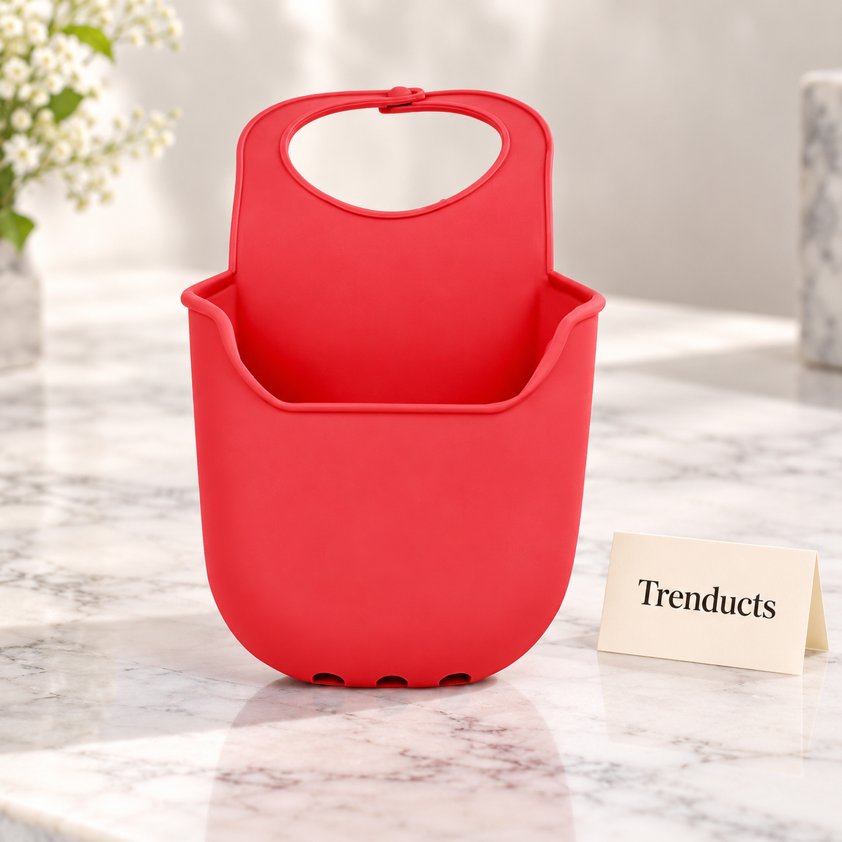 Silicone Sink Drain Holder - Hanging Sponge Caddy