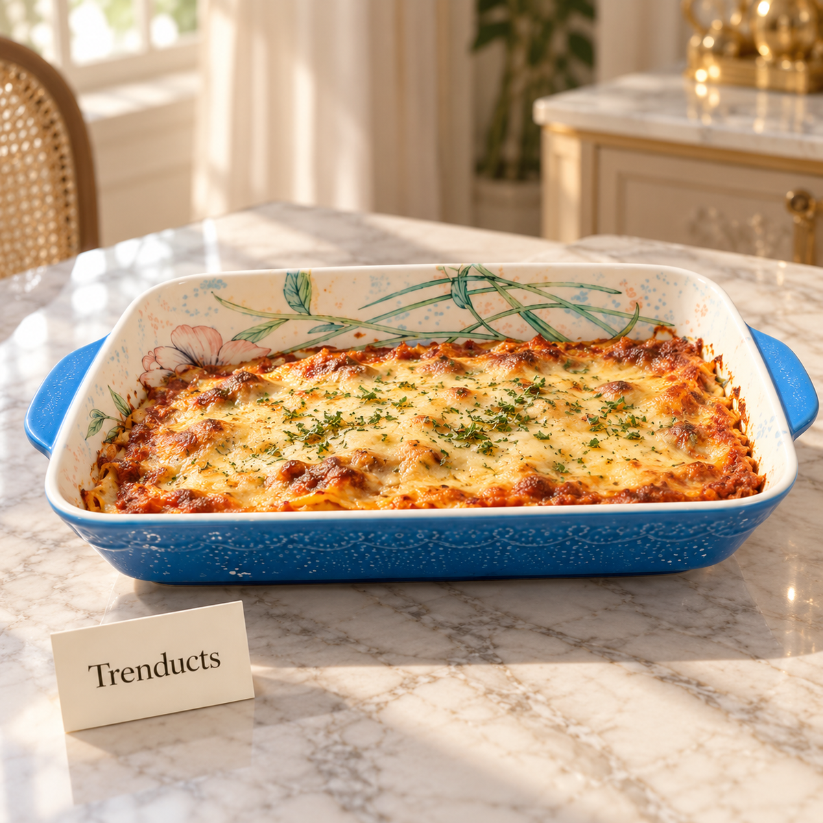 Brilliant Baking Dish - Pink Magnolia Speckled Blue