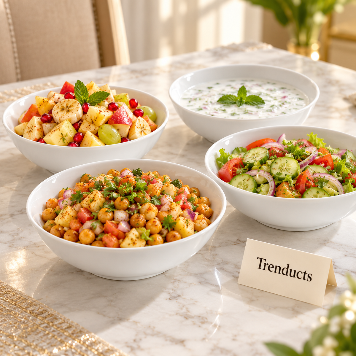 Symphony Bowl Set - 4 Piece White Round Bowls