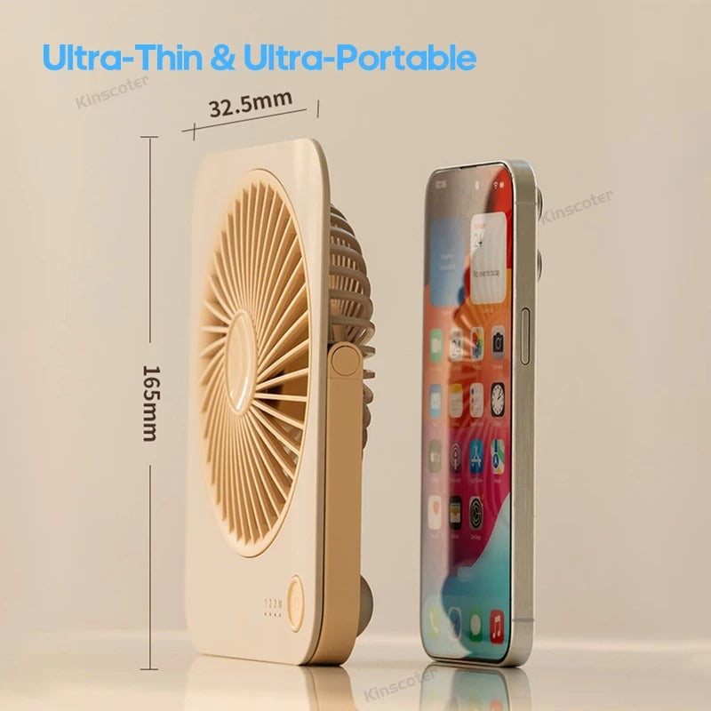 Mini Colorful 3-Speed Desktop Fan (Random Colors)