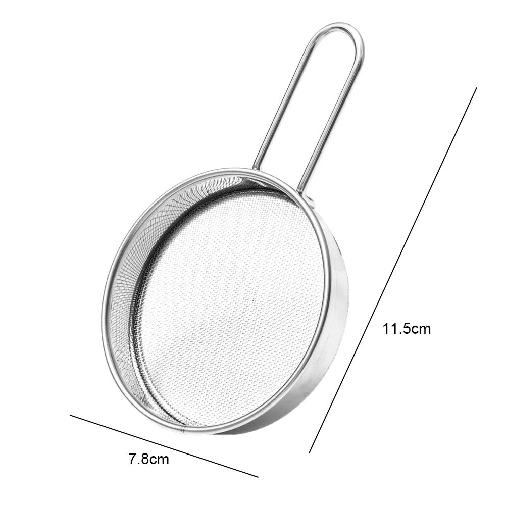 3-Piece Stainless Steel Fine-Mesh Strainer Set & Essential Kitchen Prep Tool