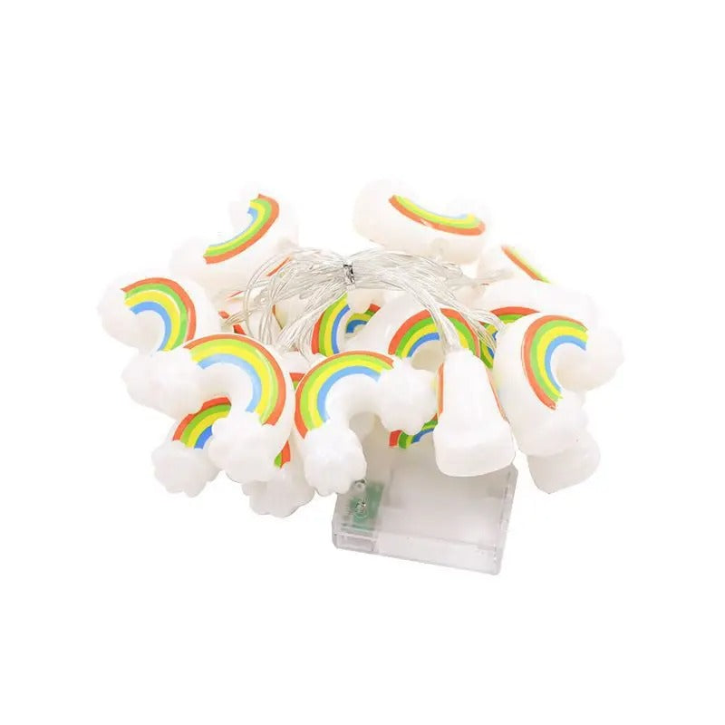 Rainbow Cloud Fairy Lights: Cute Room Decoration Lamps
