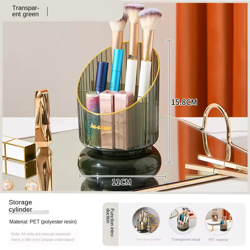Makeup Brush Storage Organizer with Multi-Compartment - Clarify.pk