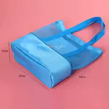 Large Mesh Beach Bag with Pockets - Spacious & Durable - Clarify.pk