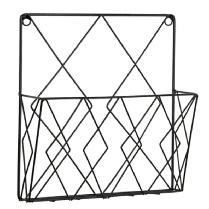 Metal Wall Mounted Rack for Home Storage - Clarify.pk