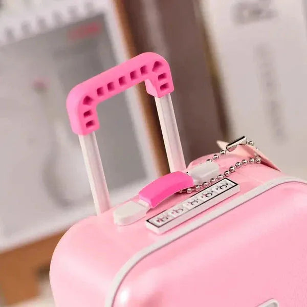 Mini Musical Jewelry Box in Cute Suitcase Design - Clarify.pk