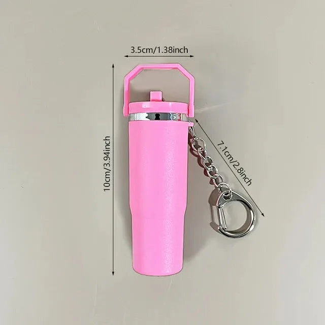 Colorful Mini Tumbler Keychain - Clarify.pk