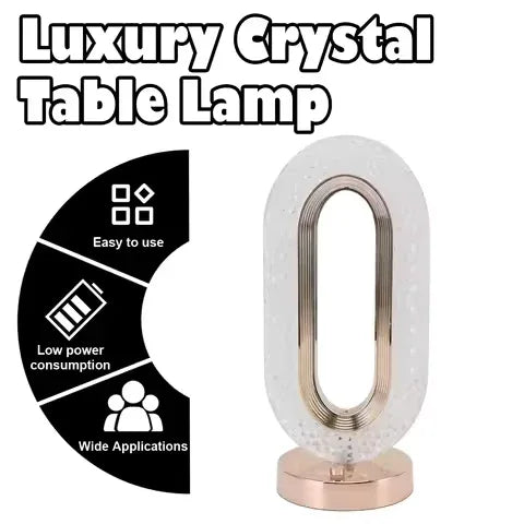 Modern Luxurious Nordic Desk Lamp with Crystal Design - Clarify.pk