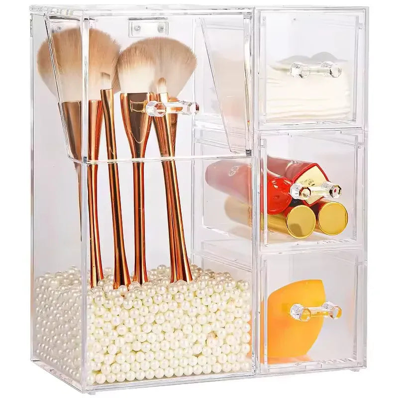 Multi-Functional Cosmetic Organizer with Drawers - Clarify.pk