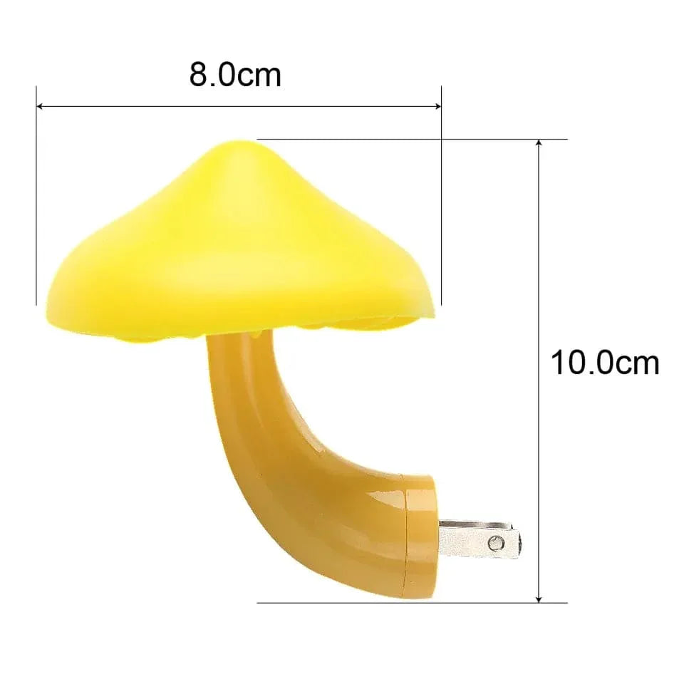 Mushroom Night Light Plug In - Warm Glow - Clarify.pk