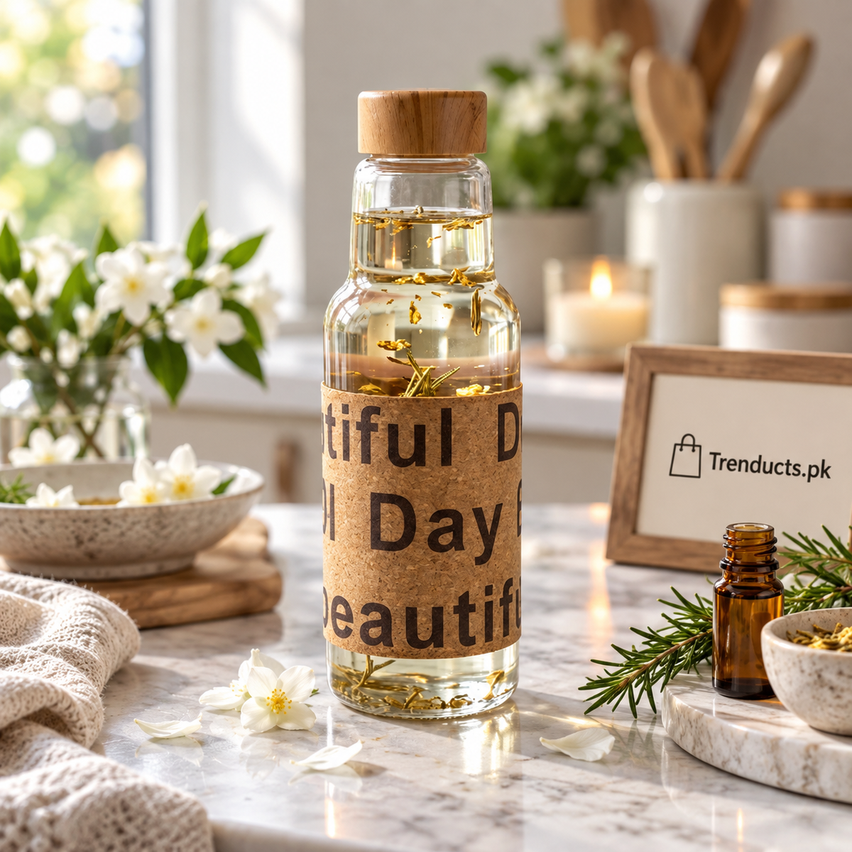 500ml Glass Water Bottle for Everyday Use
