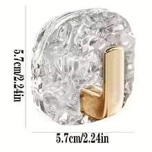 Pack of 4 Self Adhesive Wall Hooks - Durable & Stylish - Clarify.pk