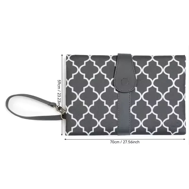 Waterproof Baby Changing Mat with Portable Cover - Clarify.pk