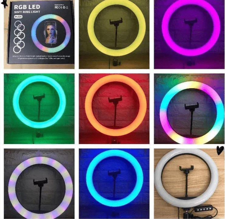 RGB Ring Light for Makeup & Live Streaming - Clarify.pk