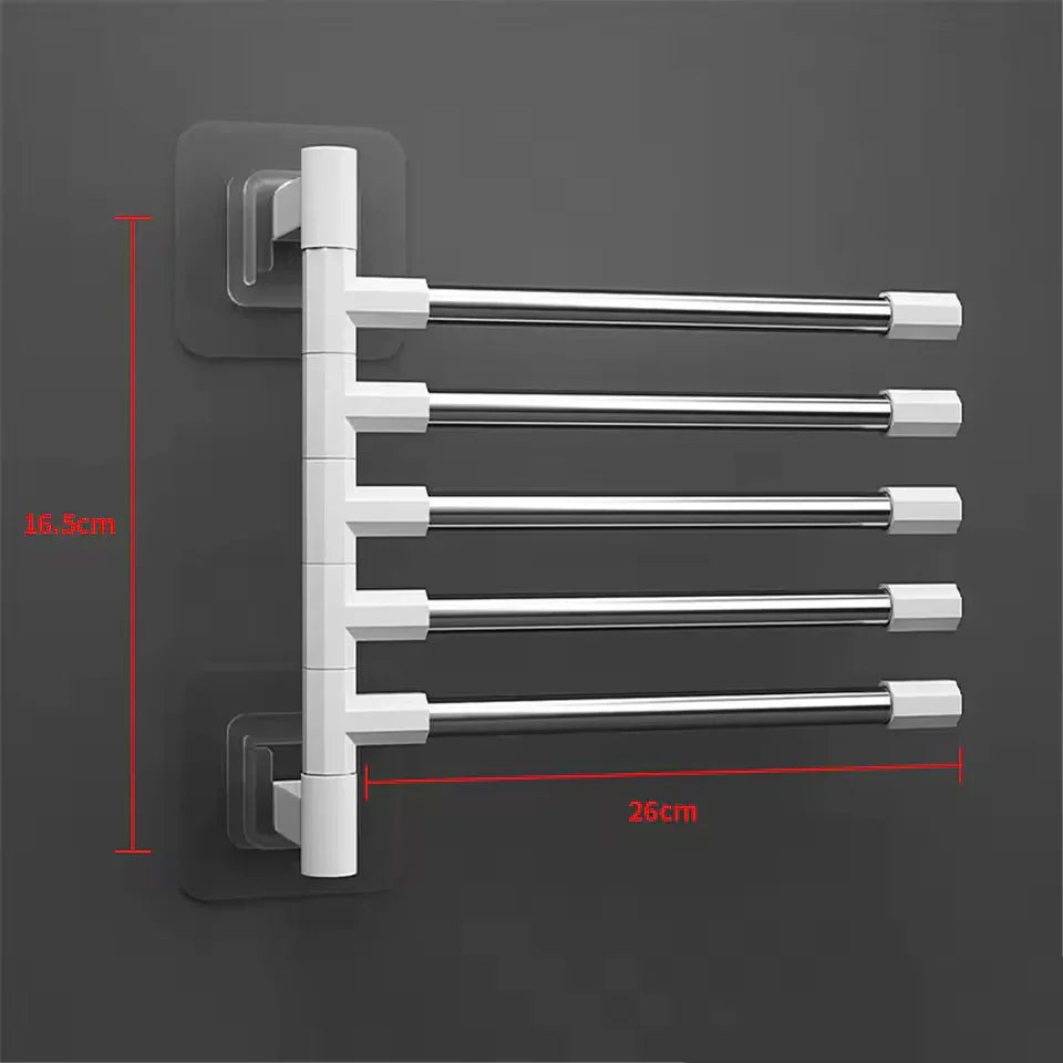 Space Saving Bathroom Towel Organizer Rack - Clarify.pk