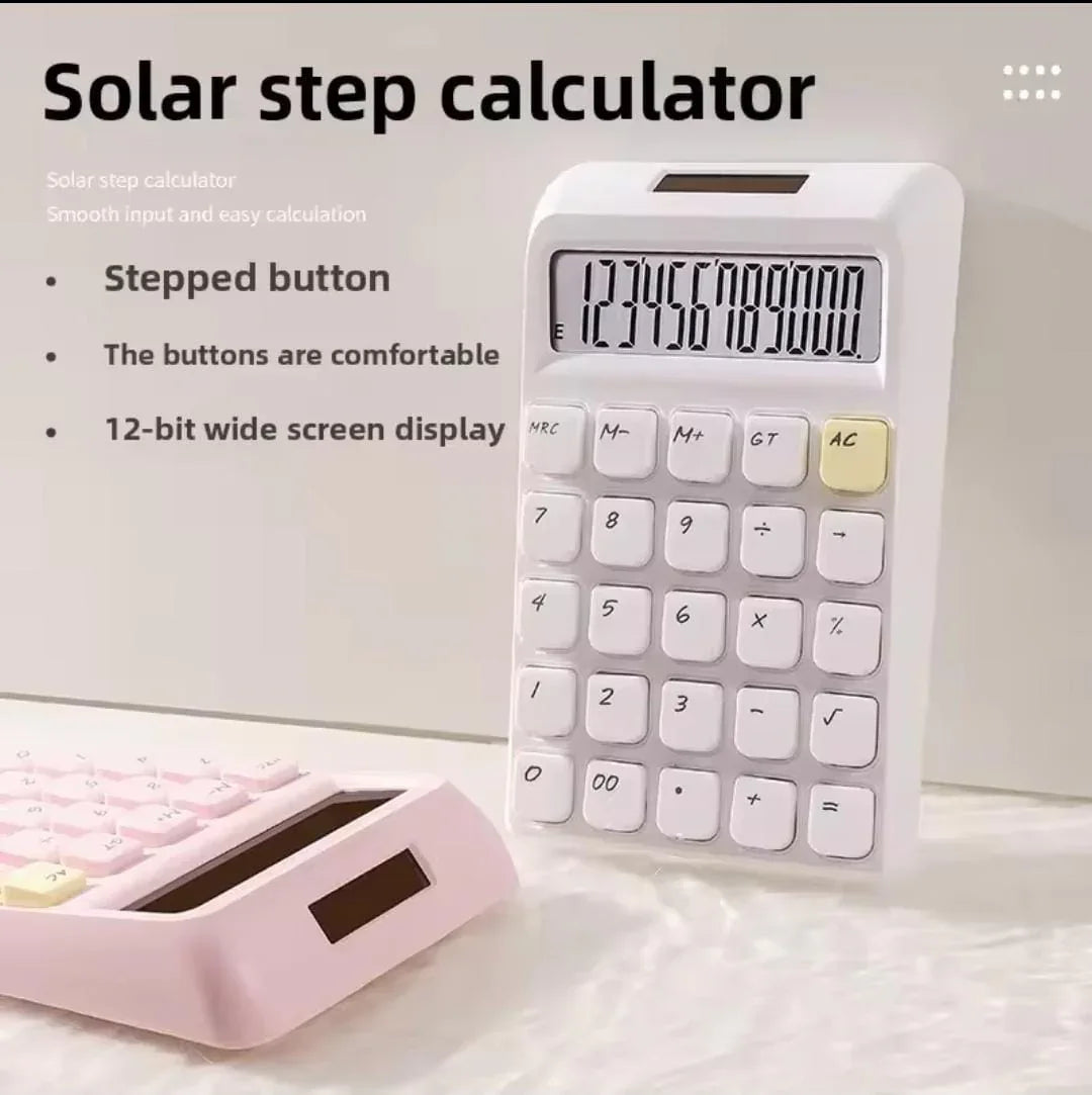 Step Button Calculator for Students - Solar Power - Clarify.pk
