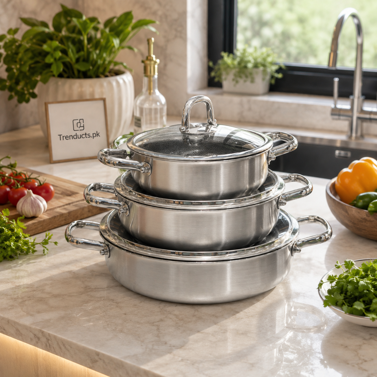OSFE Honeycomb Wok with Lid – 3 Sizes