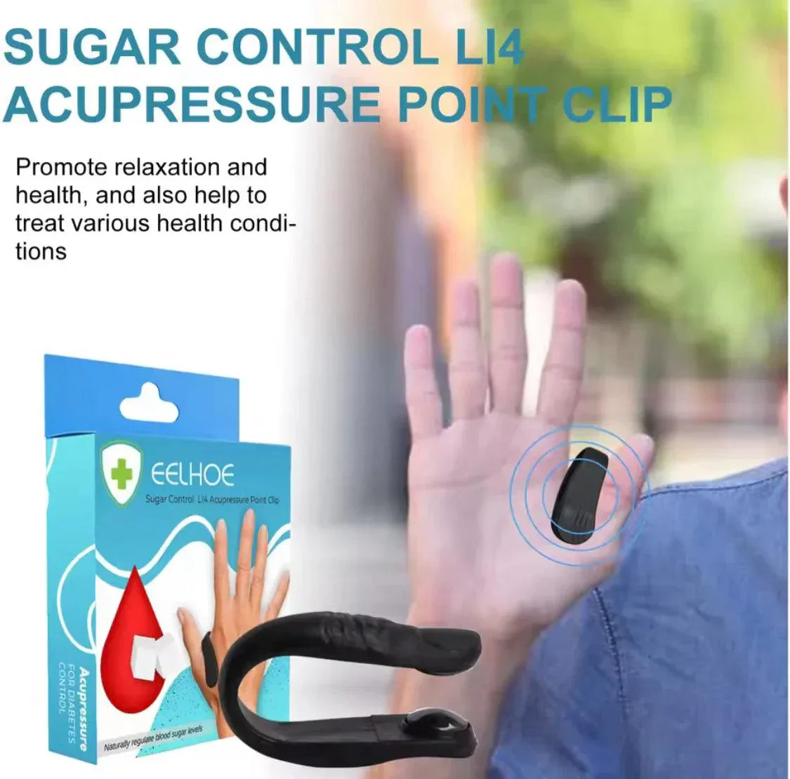 Portable Sugar Control Clip for Diabetes Management and Blood Sugar Monitoring - Clarify.pk