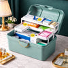 Large Multi-Layer Portable Storage Box with Handle GH