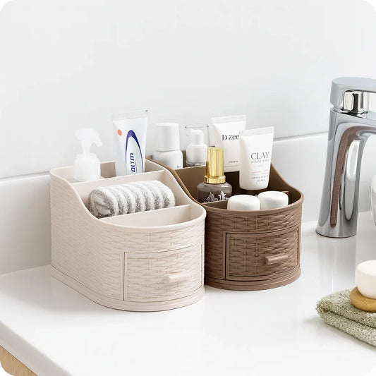 Bathroom Storage Organizer with Drawer – Cosmetics & Toiletries Box