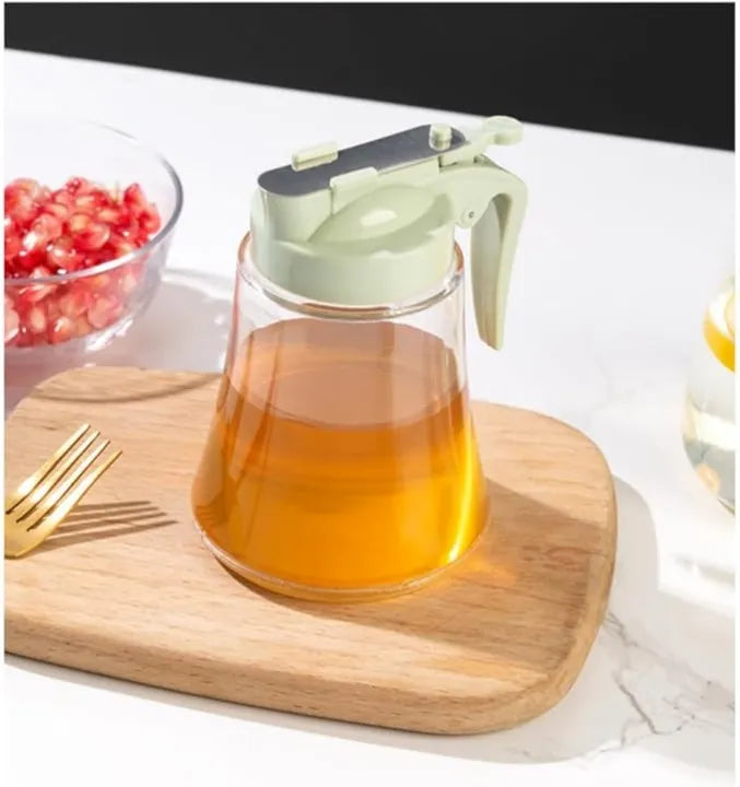 No-Drip Honey Dispenser – Easy Squeeze Syrup Bottle