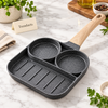 Non-Stick Portion Frying Pan for Eggs & Pancakes