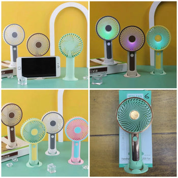 Portable Desk Fan – Compact USB Rechargeable Cooling Fan - Clarify.pk