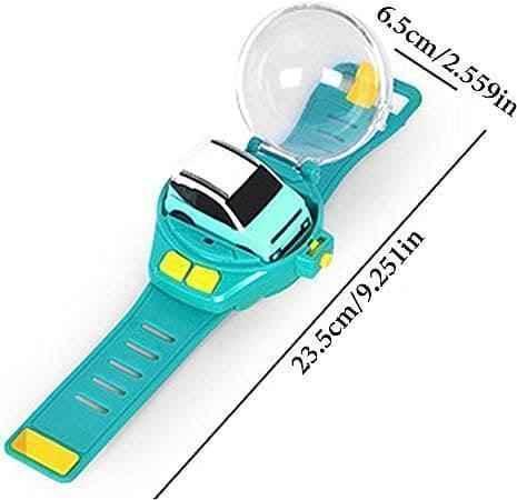 Mini Remote Control Car - Rechargeable Watch Car for Kids with Silicone Strap
