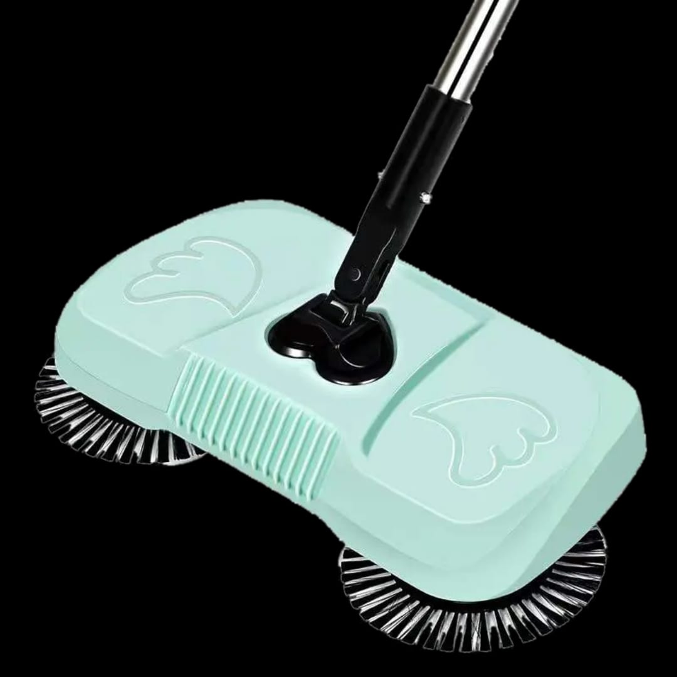 3-in-1 Hand Push Sweeper Magic Broom - Manual Floor Sweeper & Mop