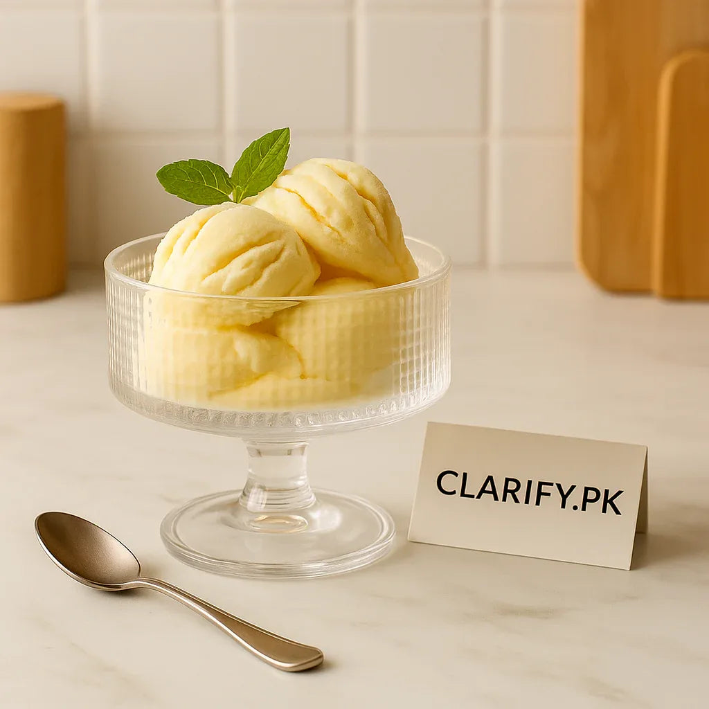 Elegant 6-Piece Textured Glass Dessert Bowl Set - Clarify.pk