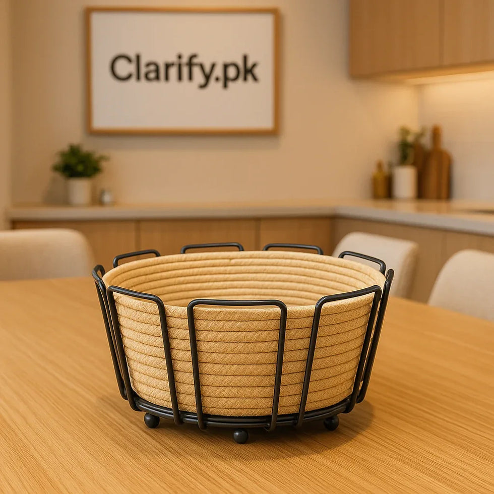 Premium Deep Round Roti Basket – Large Size - Clarify.pk