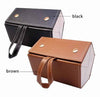 Foldable Eyewear Travel Organizer - PU Leather Case for Glasses and Sunglasses